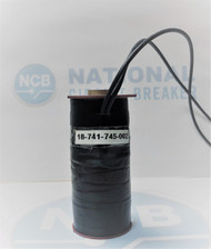 Siemens / Allis Chalmers 18-741-745-002 Coil, Trip 125 V.Dc New