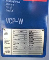 Westinghouse 50VCP-W-250 3000 Amp 125VDC Close And Trip