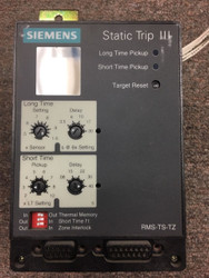 Siemens Static Trip III RMS-TS-TZ Trip Units, Test