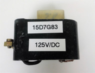 GE 15D7G83, 125VDC COIL