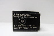 WESTINGHOUSE 8SPB800 800A RATING PLUG