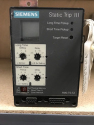 Static Trip III RMS-TS-TZ Trip Unit SIEMENS Test 1YR Wty 18