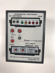 GE TRIP UNIT CAT. # D220LIT2 - TR20C2000GF LIG