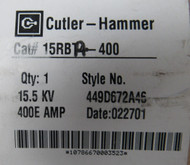 CUTLER HAMMER 15RBA4-400 400 AMP