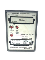 D216LI 1600 AMP GE PROGRAMMER TRIP UNIT W/ TR16C1600 RATING PLUG