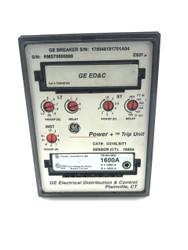 D216LSIT1 GE TRIP UNIT PROGRAMMER 1600 AMP W/ TR16C1600 AMP RATING PLUG