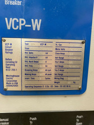 175-VCPW-25 1200 amp New Surplus 125VDC READY TO GO Westinghouse Eaton