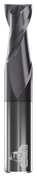CARBIDE END MILL, FLAT, 2 FLUTE, 12.00MM DIA, 32.00MM LOC, 75.00MM OAL, TIALN COATED