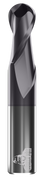 CARBIDE END MILL, BALL, 2 FLUTE, 3/16''DIA, 1-1/8''LOC, 4''OAL, TIALN COATED
