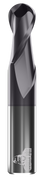 CARBIDE END MILL, BALL, 2 FLUTE, 3/4''DIA, 1-1/2''LOC, 4''OAL, TIALN COATED