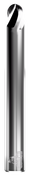 CARBIDE DIE MOLD END MILL, 3° TAPERED SHANK, BALL, 2 FLUTE, 3.00MM DIA, 3.00MM LOC, 76.00MM OAL, 28.62MM LENGTH OF TAPER, 6.00MM SHANK, GMS² COATED