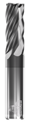 GORILLA MILL, FLAT, 5 FLUTE, 1/2''DIA, 1-1/4''LOC, 3''OAL, GMX-35 COATED