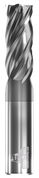GORILLA MILL, STUB, FLAT, 4 FLUTE, 1/8''DIA, 1/4''LOC, 1-1/2''OAL, GMX-35 COATED