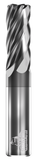 GORILLA MILL, RAD, 5 FLUTE, 5/8''DIA, 1-1/4''LOC, 3-1/2''OAL, .030''RAD, GMX-35 COATED