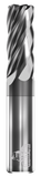 GORILLA MILL, RAD, 5 FLUTE, 7/16''DIA, 1''LOC, 2-1/2''OAL, .015''RAD, GMX-35 COATED