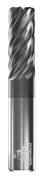 GORILLA MILL, BABOON, RAD, 7 FLUTE, 3/4''DIA, 1-1/2''LOC, 4''OAL, .120''RAD, GMS² COATED