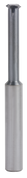 GORILLA MISSING LINK, CARBIDE THREADMILL, PARTIAL PROFILE, SINGLE PITCH, 4 FLUTE, M5-10, 0.5-0.08 32-56 REC PITCH, .154''DIA, 0.630''LOC, 2.000''OAL, 3/16''SHANK, GMX-35 COATED