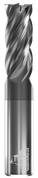 GORILLA MILL, YETI, LONG, FLAT, 4 FLUTE, 3/4''DIA, 2-1/4''LOC, 5''OAL, GMS² COATED