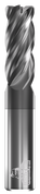 GORILLA MILL, YETI, RAD, 4 FLUTE, 5/8''DIA, 1-1/4''LOC, 3-1/2''OAL, .030''RAD, GMS² COATED