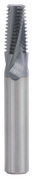 GORILLA MISSING LINK, CARBIDE THREADMILL, 4 FLUTE, 1/4-18NPT, .305''DIA, 2X, .611''LOC, 3.000''OAL, 5/16''SHANK, GMX-35 COATED