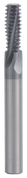 GORILLA MISSING LINK, CARBIDE THREADMILL, 4 FLUTE, 3/8-24UN, .291''DIA, 2X, .750''LOC, 3.000''OAL, 5/16''SHANK, GMX-35 COATED