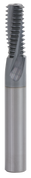 GORILLA MISSING LINK, CARBIDE THREADMILL, COOLANT, 3 FLUTE, 12-32UN, .173''DIA, 2X, .453''LOC, 57MM OAL, 1/4''SHANK, GMX-35 COATED