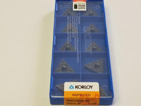 KORLOY INSERTS TNMG220408-VM PC5300 (1-02-040167)