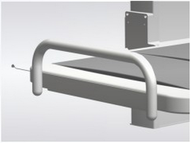Ropox Bed guard end 40-25038 (price is only applicable if ordered with shower bed)