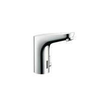 Pressalit Touchless washbasin faucet RT631 with a temperature adjustment handle