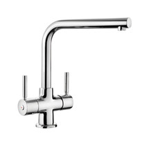 710.CD.CP Monobloc Mixer tap with raised levers 