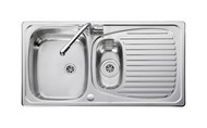 Scanflex S-1.5 Shallow bowl inset sink with heat insulation pad