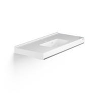 Pressalit MATRIX SQUARE R2172 vanity basin 1200 x 550mm for powered unit              