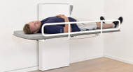 Ropox Vario 40-30808 height adjustable changing bed - 160cm, with bed guard, excludes mattress