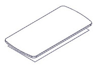 Ropox  Mattress 40-25795 - 140cm (price is only applicable if ordered with Vario or Mobilio changing bed)