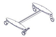 Ropox Central braking 40-30764 - 178cm (Mobilio shower bed) & 160,180,190cm (Mobilio changing bed) (price is only applicable if ordered with Mobilio bed).  