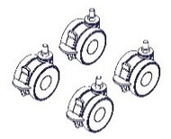Ropox Brake wheels 50-41600 (price is only applicable if ordered with 4Single)