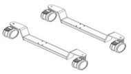 Ropox Brake castors 20-70516 without height increase (for remounting) for Ergo tables 