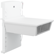 Pressalit Height adjustable changing table with 2 wire baskets R8661000, low start, wallhung, 900mm,