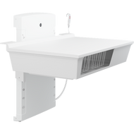 Pressalit Height adjustable changing table with 2 wire baskets R8662000, low start, wallhung, 1400mm