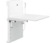 Pressalit Height adjustable folding changing table R8670000, low start, wallhung, 800mm