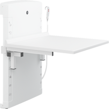Pressalit Height adjustable changing table R8671000, low start, wallhung, 900mm