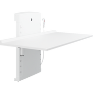 Pressalit Height adjustable folding changing table R8673000, low start, wallhung, 1800mm
