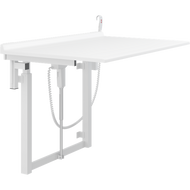 Pressalit Height adjustable folding changing table R8721000, wallhung, 900mm