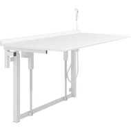 Pressalit Height adjustable folding changing table R8723000, wallhung, 1800mm