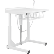 Pressalit Height adjustable changing table with 2 wire baskets R8641000, freestanding, 900mm