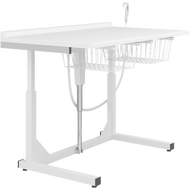 Pressalit Height adjustable changing table with 2 wire baskets R8642000, freestanding, 1400mm