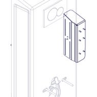 Ropox bracket for support arm 40-40455, for toilet lifter, RH (price only applicable if ordered with toilet support arm)