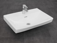 Ropox Wash basin with overflow 40-15621 - Standard, including 40-44040 mixer tap