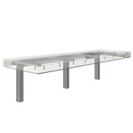 Pressalit Indivo Pack Medium - Wallhung electric lift RK1682 for worktop 1526-2325mm, 3 legs, max load 150kg