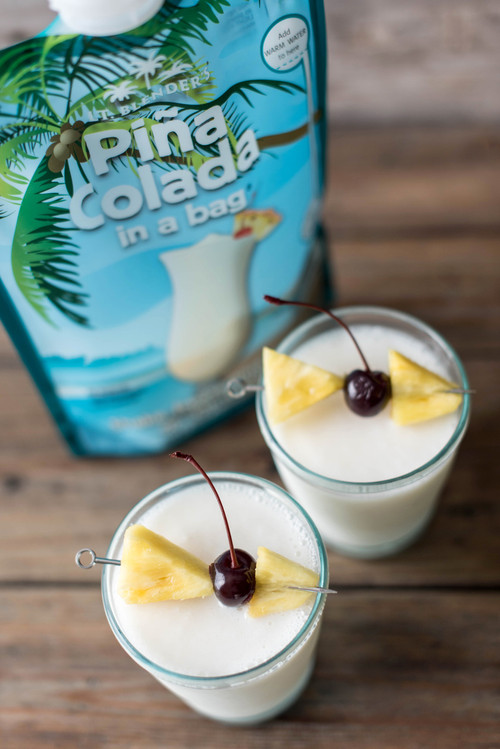 Pina Colada in a Bag Lieutenant Blender's Cocktails in a Bag
